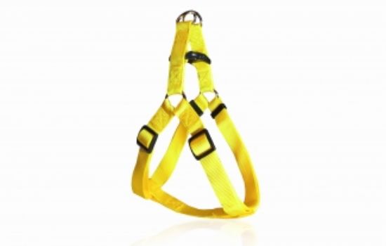 Pet Interest Plain Harness M - Регулируем нагръдник за кучета, 2 * 40-60 см. - жълт