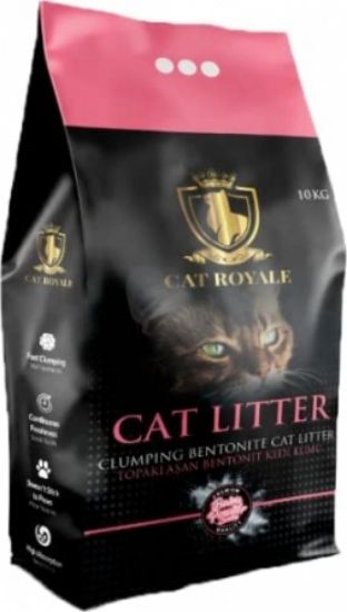 Geoclay Cat Royale - Висококачествен бял бентонит за котешка тоалетна с аромат на бебешка пудра, 10 кг.