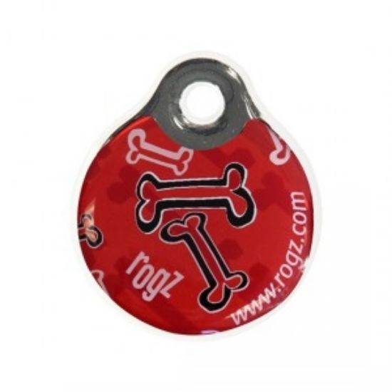 Rogz Id-Tagz Red Paw Small - Адресник за кучета - Ø27 мм. червен