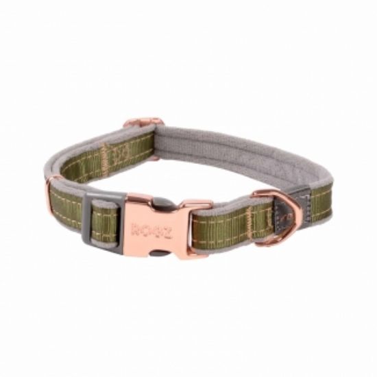 Rogz URBAN XS OLIVE TWIST — повод за кучета, зелен, 11 мм