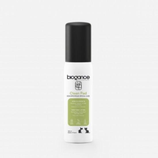 Biogance Clean Pad -Лосион за кучета и котки, грижа за възглавничките на лапите с плодови киселини, 100 мл.