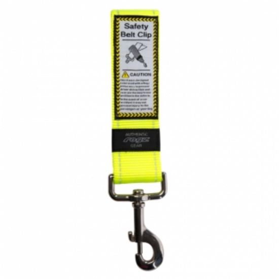 Rogz Safety Belt Clip - Щипка за предпазен колан , за кучета , жълт 4.5 см.