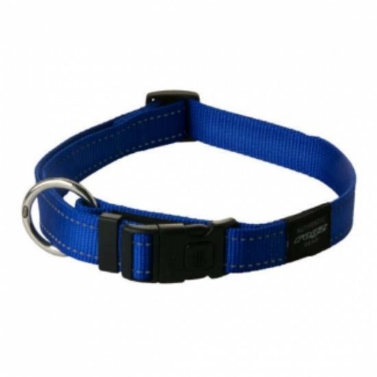 Rogz Pink Collar XL - Регулируем светлоотразителен нашийник за кучета ,25мм/ 43 – 70 см.- син