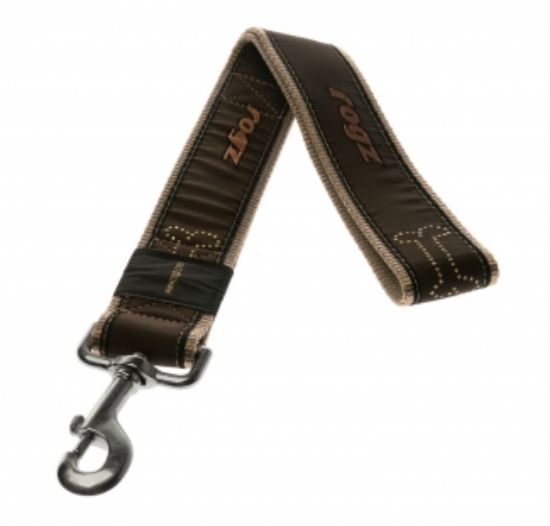 Rogz Bronze Bone XXL - Повод за кучета , кокалчета 40мм / 50 см. бронзов