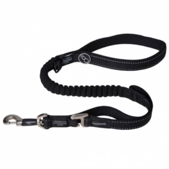 Rogz - Control Lead Shock Absorbing Bungee Medium -Повод за кучета с контрол срещу рязко дърпане 1.4 метра / 16 мм. / червен