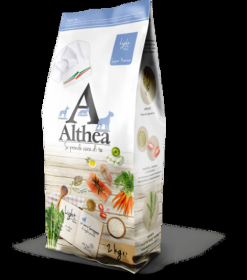 Althea Super premium Light - Пълноценна храна за кучета от средни и големи породи с наднормено тегло, 14 кг.