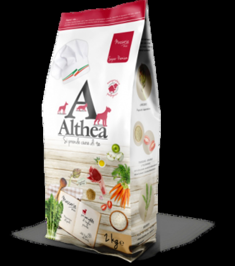Althea Energy Dog - Пълноценна храна за кучета с високи енергийни нужди с агнешко, говеждо, пилешко и сьомга, 15 кг.