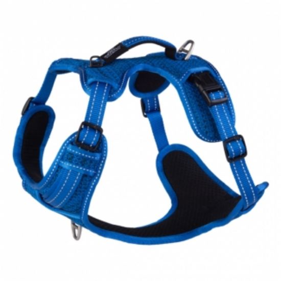 Rogz - Explore Harness Medium - Комфортен спортен нагръдник за кучета 43 - 59 см. / 20 мм. / син