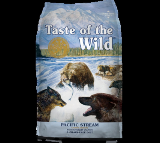 Diamond Pacific Stream Canine Recipe With Smoked Salmon -Суха храна за израснали кучета с месо от пушена сьомга-12,2кг.